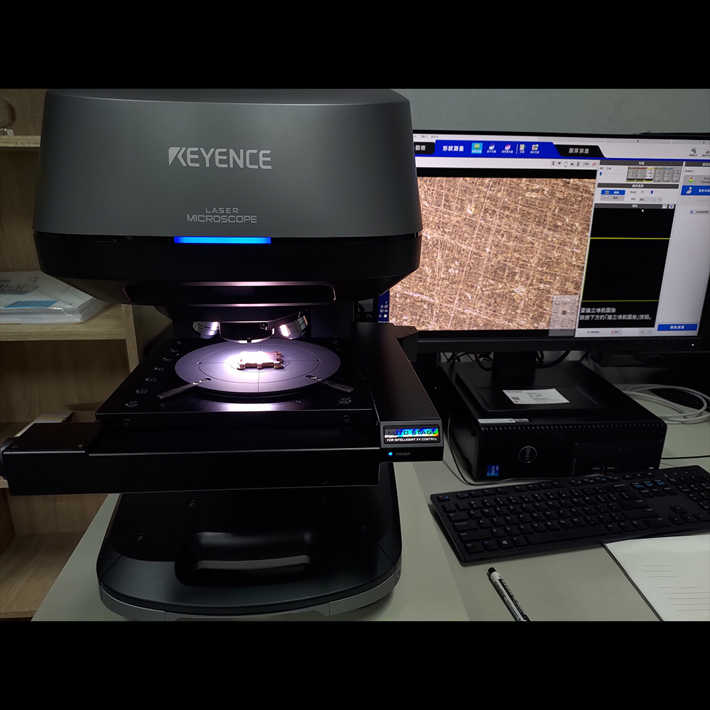 Laser confocal surface measurement